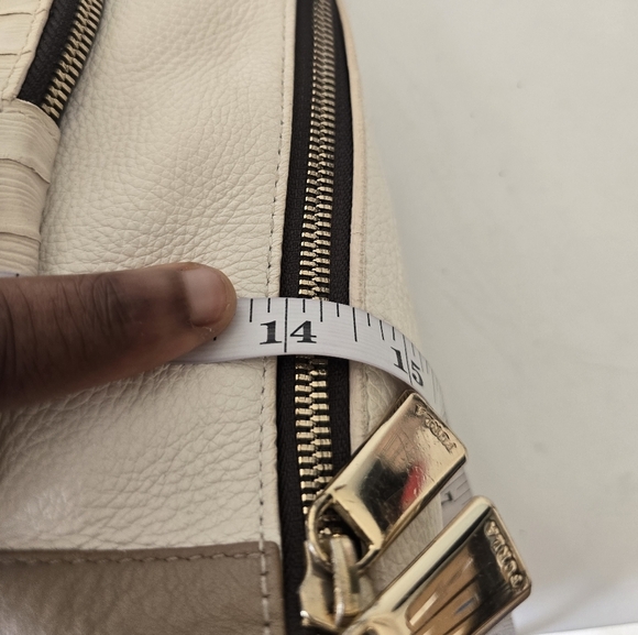 FURLA Genuine Python Embossed One Shoulder Bag Pony Style Women Authentic - Picture 12 of 15